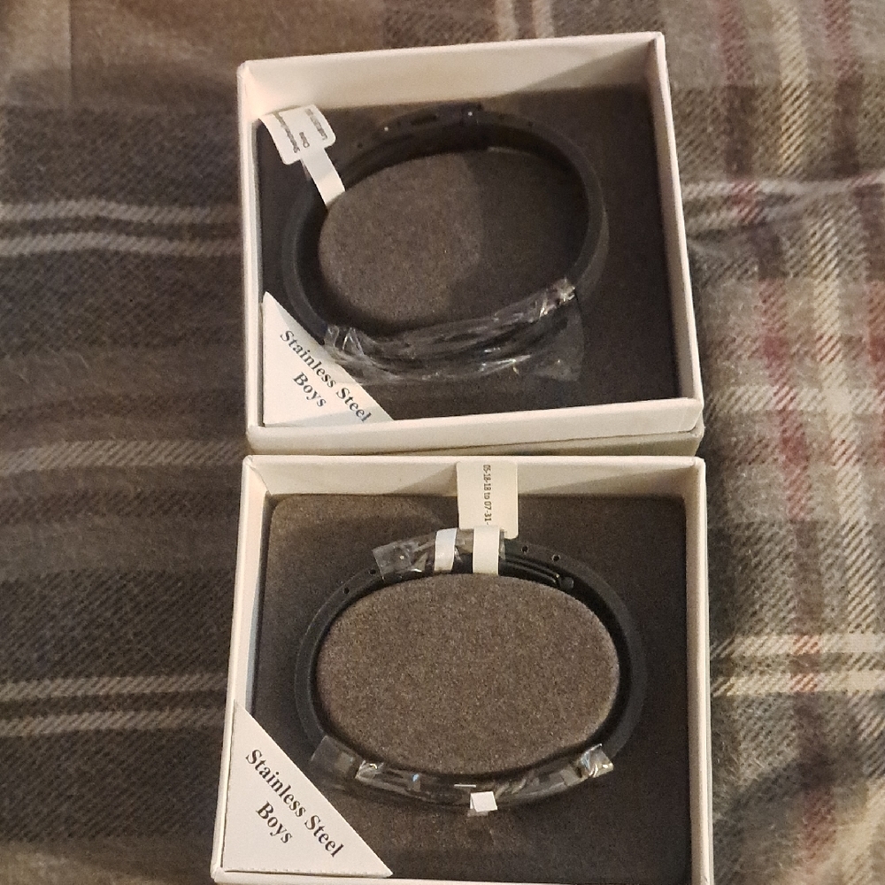 Stainless Steel Black Bracelets